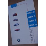 Tarif bmw 1995 s�rie 3 5 7 8 compact berline touring coupe cabriolet - ann�e modeles 1998