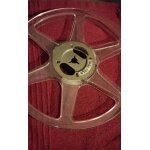 Bobine vide pour film 8mm 120 m�tres italie 1960 plastique et m�tal antirouille vide 8 mm millim�tres ...