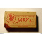 Bote agrafes jaky ecureuil 6 m / m bote de 1000 attaches d'origine fil cuivr