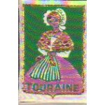 Boite d'allumette ancienne en bois / philumenie / theme : region touraine francaise / costume : en tissu ...