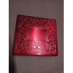 Boite a biscuits m�tal rouge