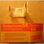Boite carton vide de pellicule photo kodachrome 64 film pour diapositives couleur kr 135 - 20p 9 / 1980 ... Boite carton vide de pellicule photo kodachrome 64 film pour diapositives couleur kr 135 - 20p 9 / 1980 ...