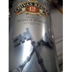 Bote etui mtal vide chivas regal aged 12 years premium scotch whisky 70 cl
