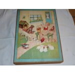 Bo�te jeu de cubes ancienne