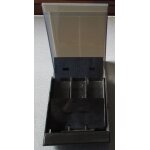 Boite de rangement pour cartes de visite rolodex - mod�le vintage vip 35c noir - avec capot transparent ...