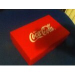 Bo�te a tartines coca cola 14 x 22 cm ep; varie de 5 a 7 cm.