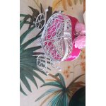 Bonbonniere carrosse pour drag�e fushia