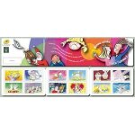 ; bonne ann�e toute l'ann�e ; dessins repr�sentatifs des f�tes bande carnet 1045 ann�e 2014 autoadh�sifs ...