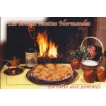 Les bonnes recettes normandes, la tarte aux pommes, la tarte normande, norman tart, normannische obsttorte ...