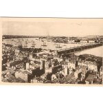 Bordeaux, panorama vu de la tour saint michel n&b