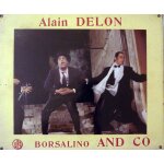 Borsalino and co - photo prestige cartonne couleur - format 32x38 cm - de jacques deray avec alain delon, ...