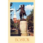 Boston, olod north church and paul revers statue, salem street, bostob, massacusetts (photo lee smith) ...