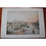 Bouffret : vue prise du pont de tours vers les coteaux de saint - symphorien Bouffret : vue prise du pont de tours vers les coteaux de saint - symphorien