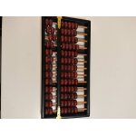 Boulier chinois ancien en bois et m�tal lotus flower brand