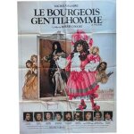 Le bourgeois gentilhomme - v�ritable affiche de cin�ma pli�e - format 120x160 cm - de roger coggio avec ...