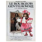 Le bourgeois gentilhomme - v�ritable affiche de cin�ma pli�e - format 40x60 cm - de roger coggio avec ...