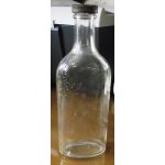 Bouteille ancienne en verre sirop saintbois au thiocolum