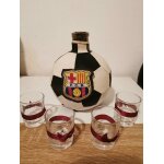 Bouteille de ballon football fc barcelona