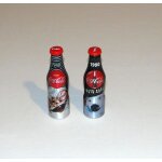 Bouteille de coca cola x 2 miniature alu 8 cm