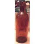 Bouteille pharmaceutique -   gifrer - eau oxygne   - en verre brun