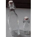 Bouteilles en verre transparent avec bouchons herm�tiques bormioli - rocco : mod�les swing 100cl base ...