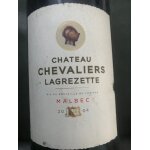 Bouteille de vin malbec - chateau chevaliers lagrezette - 2007 - magnum - 1500 ml
