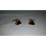 Bouton de manchette murat paris plaqu or