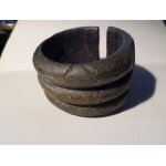 Bracelet ethnique monnaie esclave ancien bronze cuivre