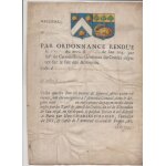 Brevet d'enregistrement a l'armorial g�n�ral de france . registre 4 n 959. 960 . du 17 juillet 1699, ...