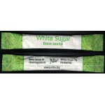 Bulgarie b�chette sachet sucre white sugar bag niko vert