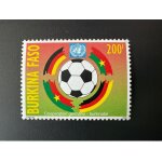Burkina faso 2006 mi. 1890 cooperation germano - burkinabe allemagne football fifa world cup fu�ball ...