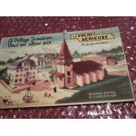 Buvard publicitaire ancien  la vache s�rieuse (gruy�re, beurre) , village jurassien
