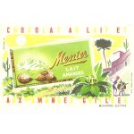 Buvard publicitaire  chocolat menier au lait et amandes