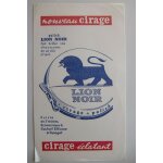 Buvard puplicitaire nouveau cirage polish lion noir