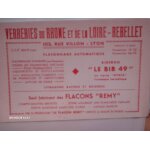 Buvard / / verreries du rhone et de la loire / / rebellet