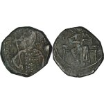 Byzance - tetarteron - alexis i comnene - 1081 - 1118 - constantinople - christ assis tenant les evangiles ...