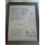 Cadre horoscope : scorpion. (sous verre).