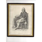 Cadre avec vitre reproduction de talleyrand Cadre avec vitre reproduction de talleyrand