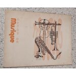 Un cahier vintage de musique, vierge.