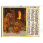 Calendrier ptt 1990