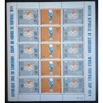 Cameroun 1974 yt pa 229a planche sheet coupe monde football allemagne fifa sport joueurs trophee cup ...