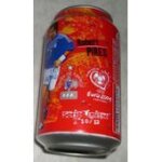 Canette vide mtal coca cola euro 2004 srie limite n10 / 12 robert pires - 33 cl