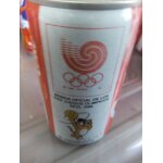Canette vide mtal coca cola espagnole n4 ciclismo jeux olympiques seoul 1988 - 32 cl