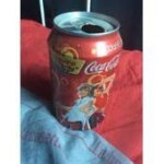 Canette vide m�tal coca cola let's party - 33 cl