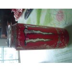 Canette vide monster energy ultra red