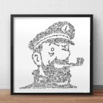 Capitaine haddock. tintin milou herge alcool rhum whisky insulte