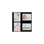 Capitales europ�ennes : rome (italie) : le colis�e, la fontaine de trevi, eglise trinit� des monts, basilique ...