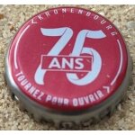 Capsule de bi�re kronenbourg - 75 ans