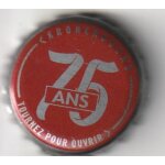Capsule de bire kronenbourg - 75 ans -