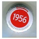 Capsule de bi�re -   kronenbourg   - les ann�es qui comptent - 1956